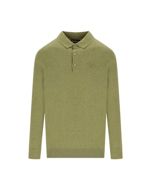 Barbour Green Polo Shirts for men
