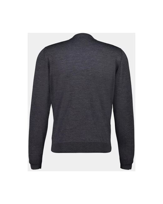 Piacenza 1733 Blue V-Neck Knitwear for men