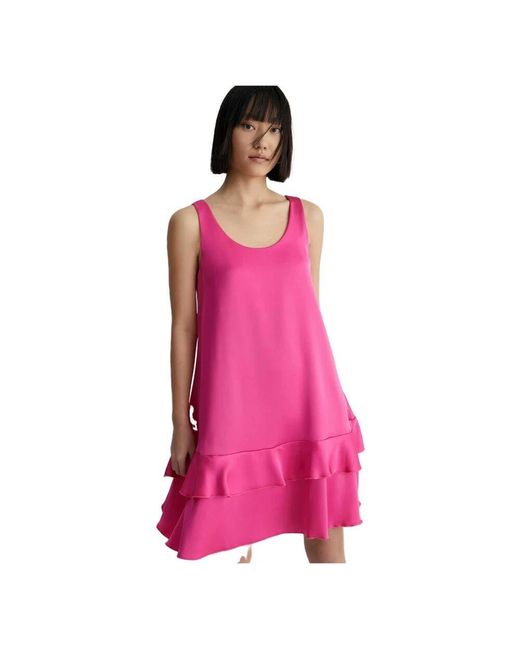 Liu Jo Pink Kleid mit rüschen
