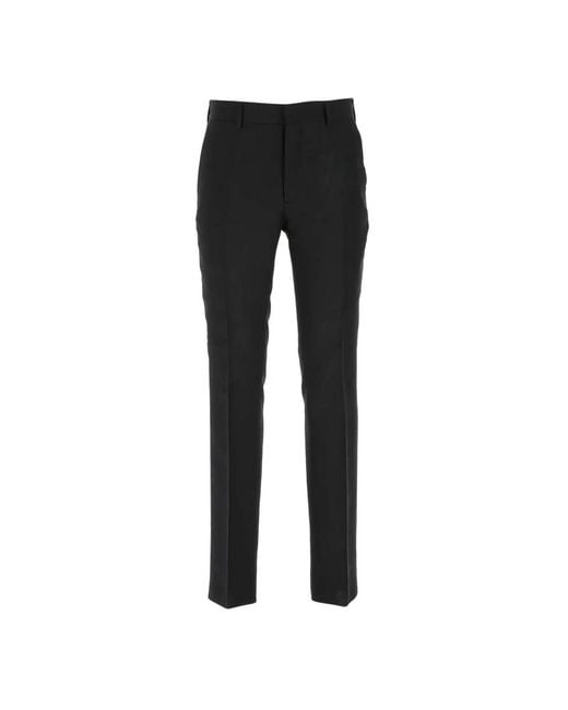 Fendi Black Slim-Fit Trousers for men
