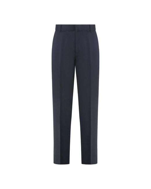 Straight Trousers di Emporio Armani in Blue da Uomo