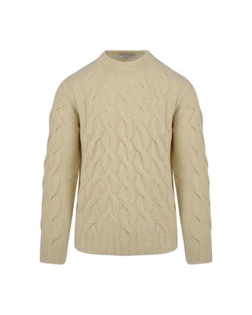 Round-Neck Knitwear FILIPPO DE LAURENTIIS pour homme en coloris Natural