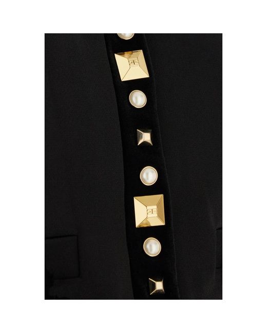 Jackets > light jackets Elisabetta Franchi en coloris Black