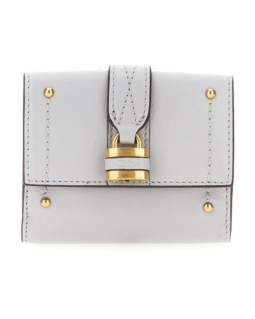 Wallets & Cardholders Chloé en coloris Metallic
