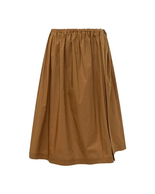 Pinko Brown Midi Skirts