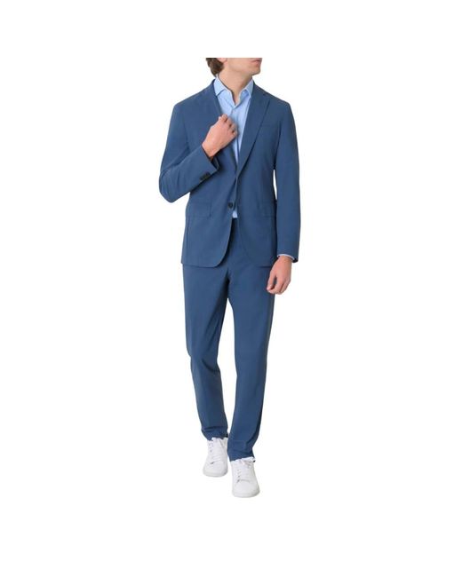 HUGO Kostuums ,Blauw ,Blauw Elegant Modern Outfit in het Blue voor heren