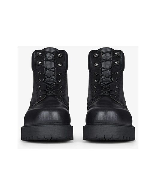 Givenchy Black Lace-Up Boots for men