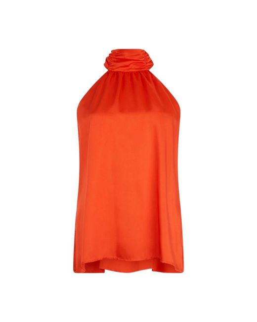 Sleeveless Tops Liu Jo de color Orange