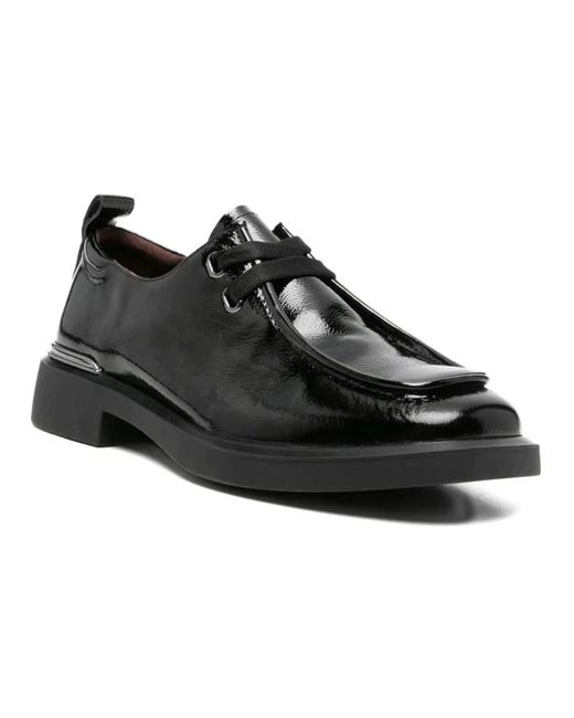 Linda Baumann Black Laced Shoes