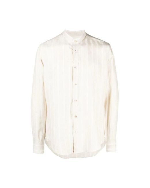 Eleventy White Casual Shirts for men