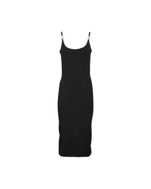 Midi Dresses Versace en coloris Black