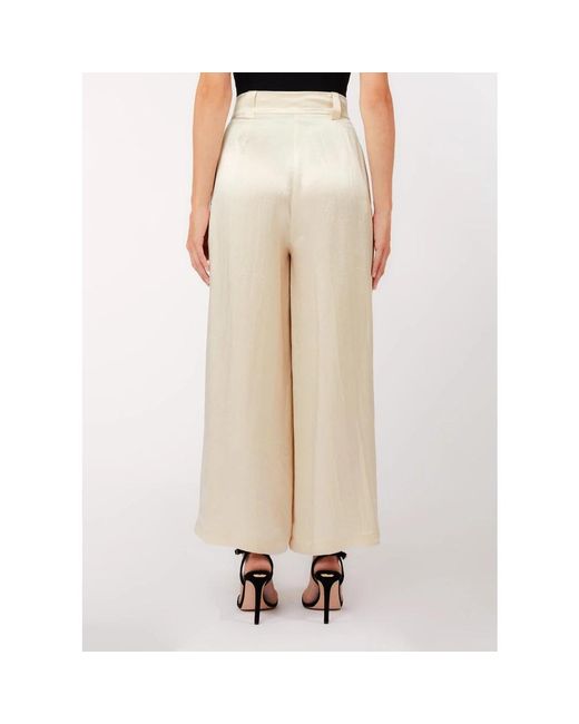 Liu Jo Natural Wide Trousers
