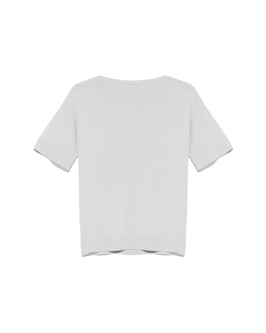 D.exterior White T-Shirts for men