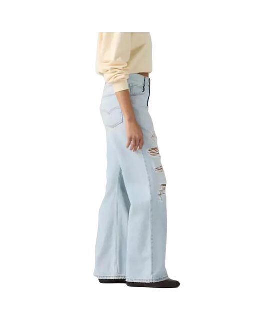 Wide Jeans Levi's de color Blue