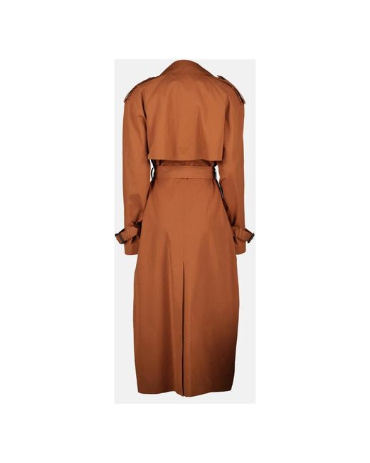 Saint Laurent Brown Trench Coats