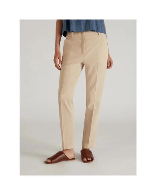 Trousers > slim-fit trousers Incotex en coloris Natural