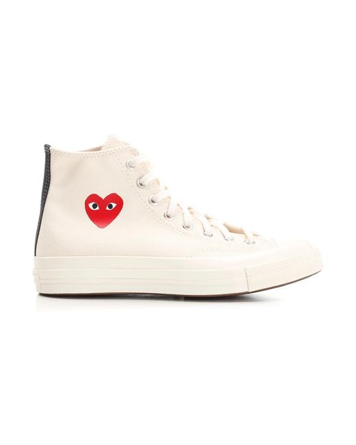 COMME DES GARÇONS PLAY Pink Sneakers for men