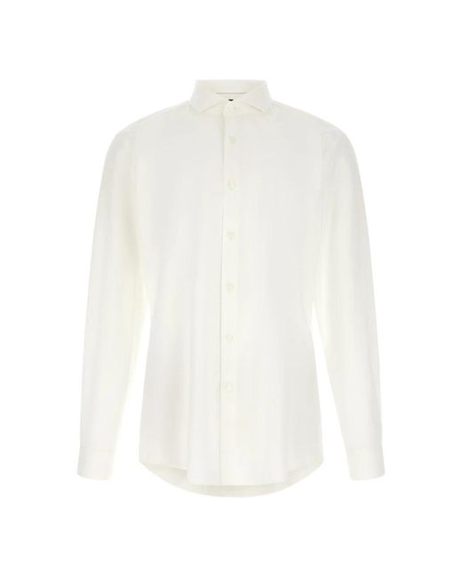 Boss White Formal Shirts for men