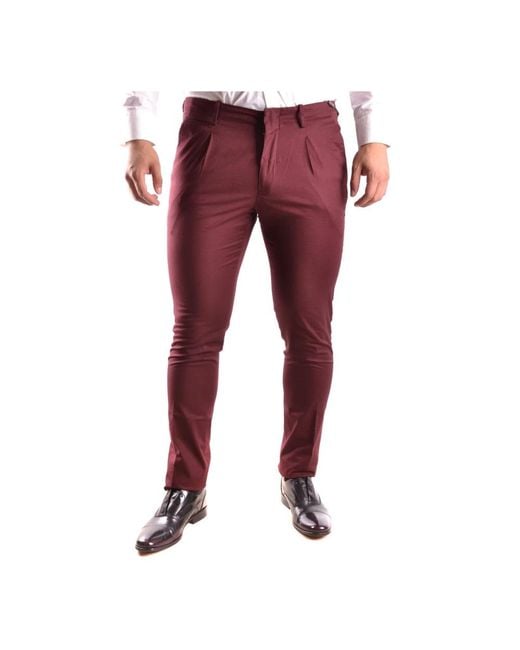 Michael Kors Red Slim-Fit Trousers for men
