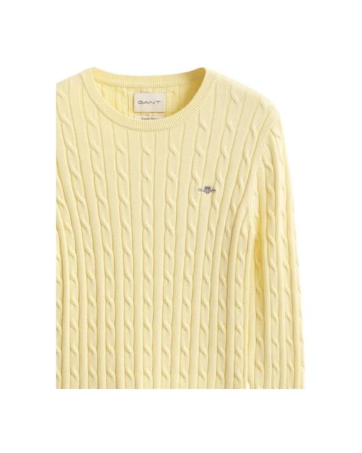Gant Sweaters Geel in het Yellow