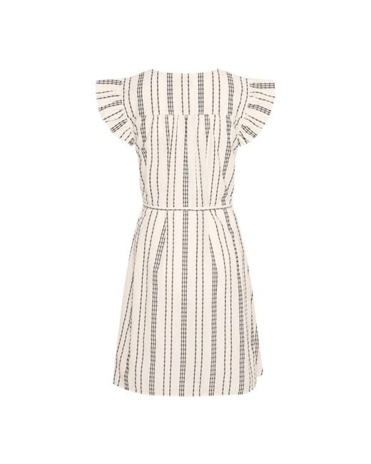 Ichi Natural Short Dresses