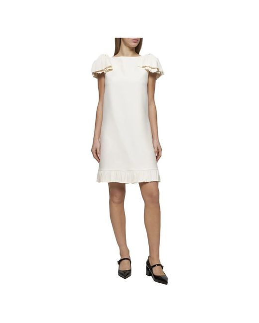 Valentino Short Dresses in het White