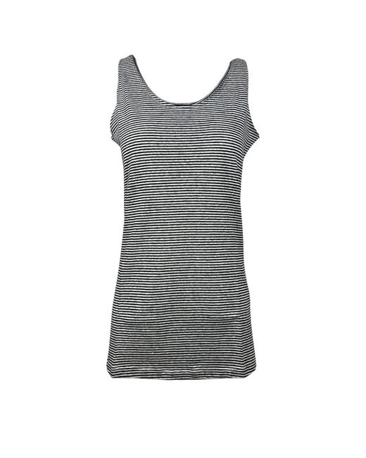 Aragona Gestreepte Tanktop in het Gray