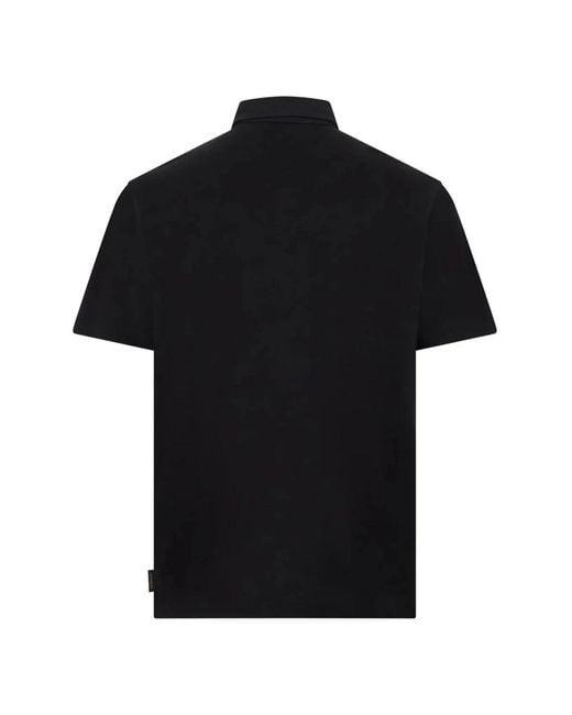 Zanone Black Polo Shirts for men
