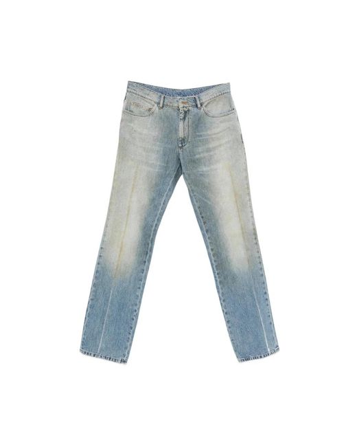 MM6 by Maison Margiela Blue Straight Jeans for men