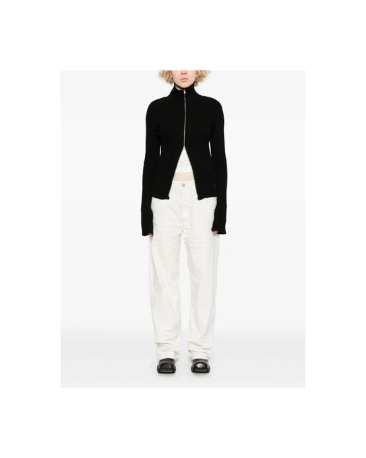 Balenciaga Gerafelde Jeans in het White