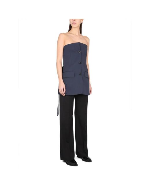Our Legacy Blue Sleeveless Tops