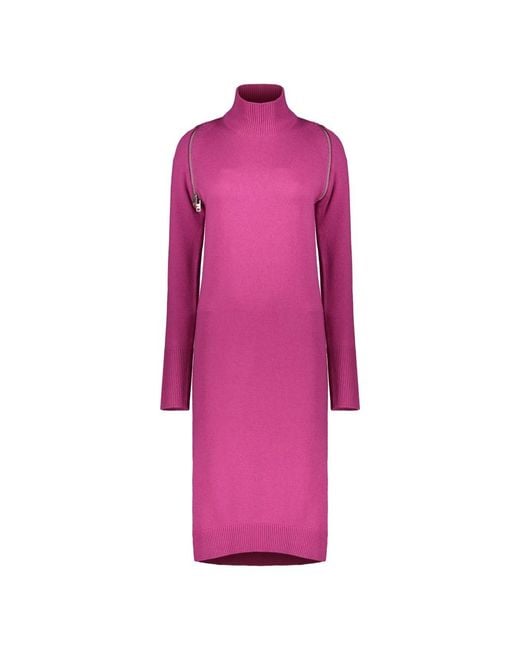 DIESEL Pink Knitted Dresses