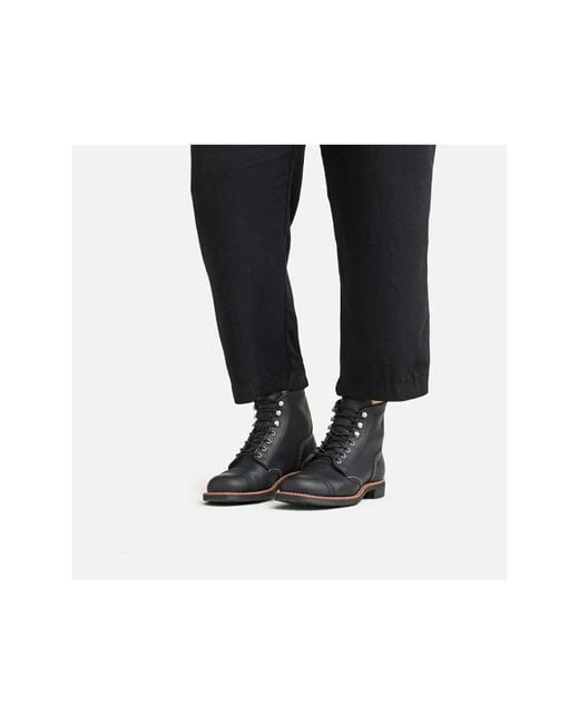 Lace-Up Boots di Red Wing in Black da Uomo