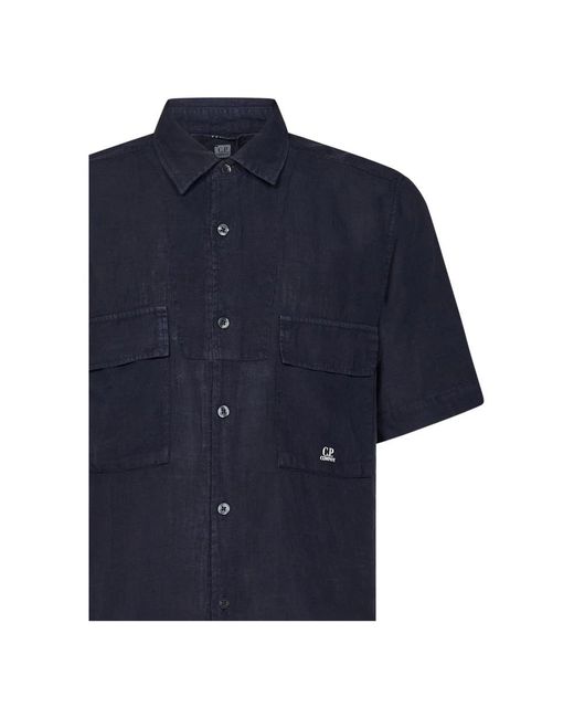 C P Company Short sleeve shirts in Blue für Herren