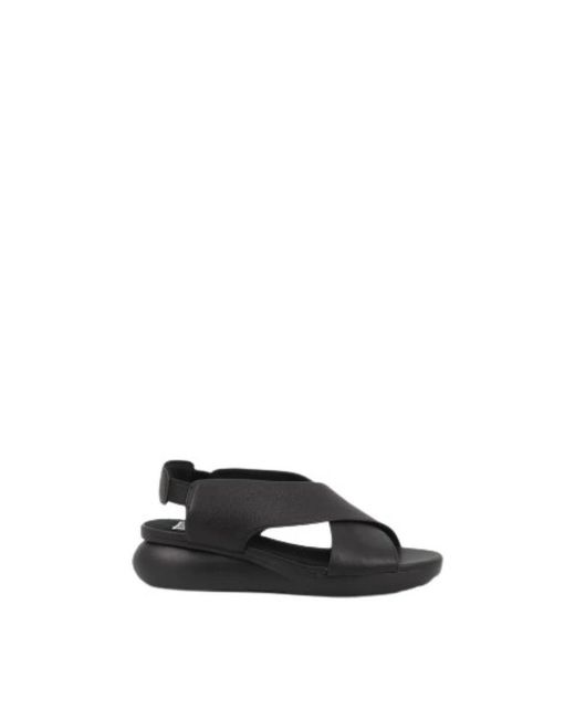 Camper Black Flat Sandals