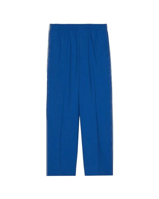 Gucci Blue Wide Trousers for men