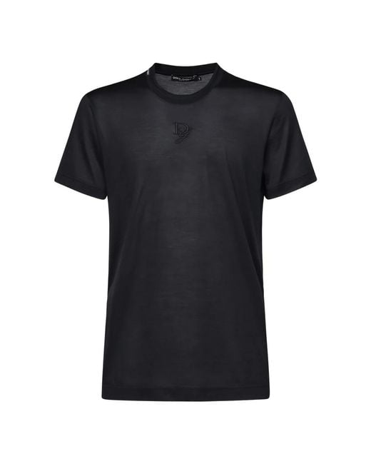 Dolce & Gabbana Black T-Shirts for men