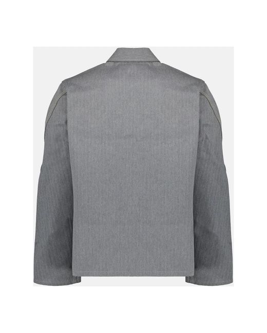 Givenchy Gray Denim Jackets for men