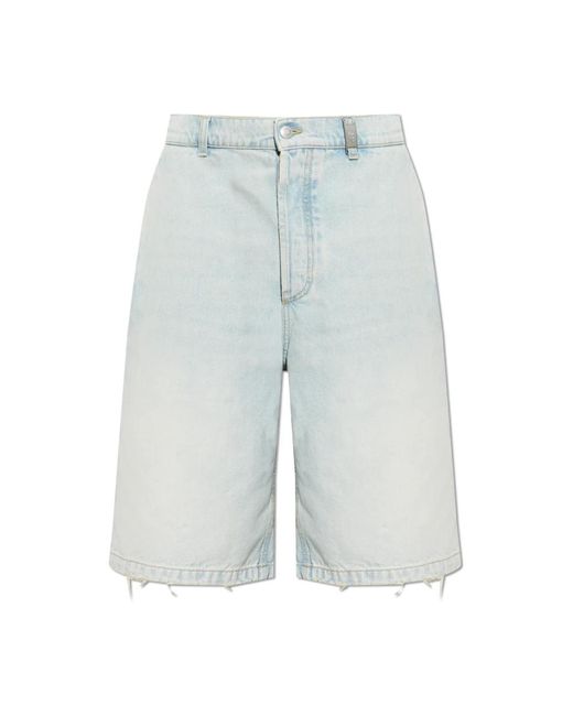 McQueen Korte Broeken ,Blauw ,Denim Denim Shorts in het Blue voor heren
