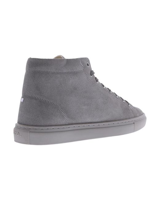 ETQ Amsterdam Premium suede dove grey sneakers in Gray für Herren