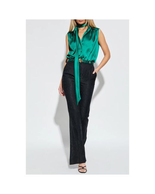 Shirts Versace de color Green