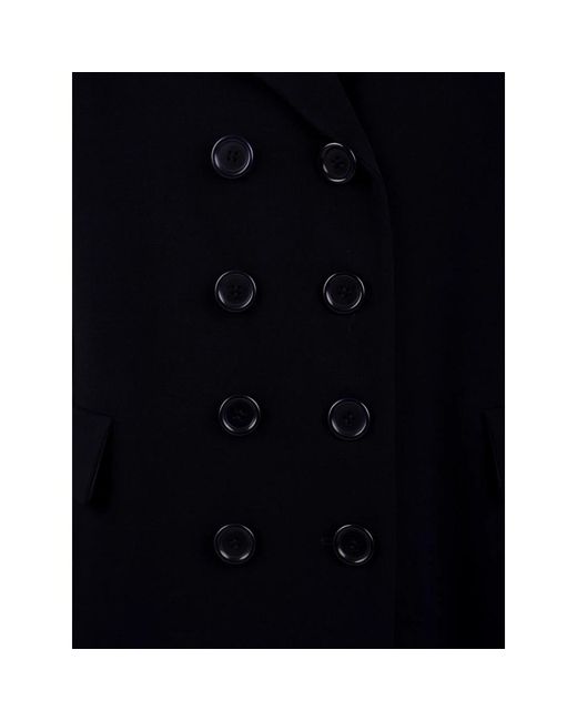 Aspesi Jassen ,Zwart ,Blauwe Damesjas Model 0703 9689/82 in het Blue
