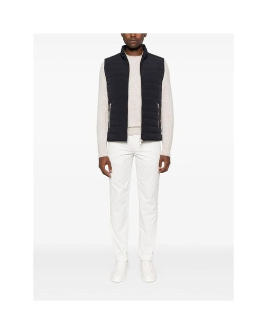 Brunello Cucinelli Vests in het Blue voor heren
