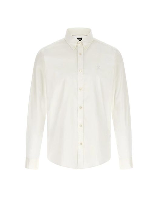 Boss White Formal Shirts for men