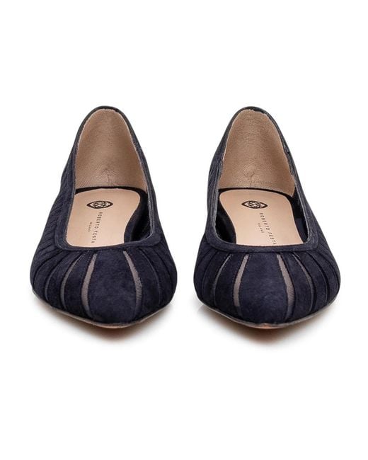 Roberto Festa Blue Ballerina Shoes