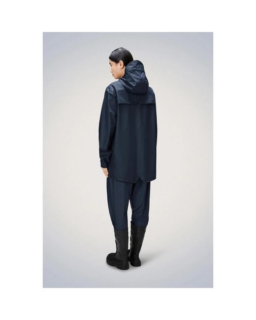 Rains Jacket in het Blue