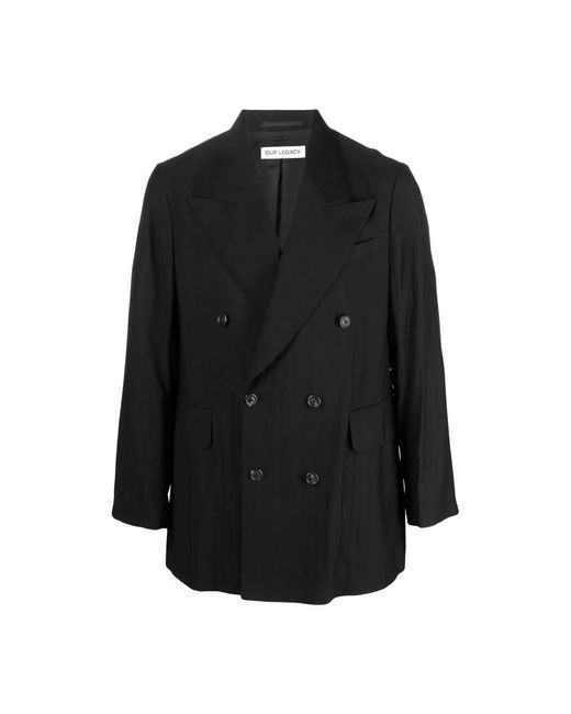Our Legacy Black Blazers for men