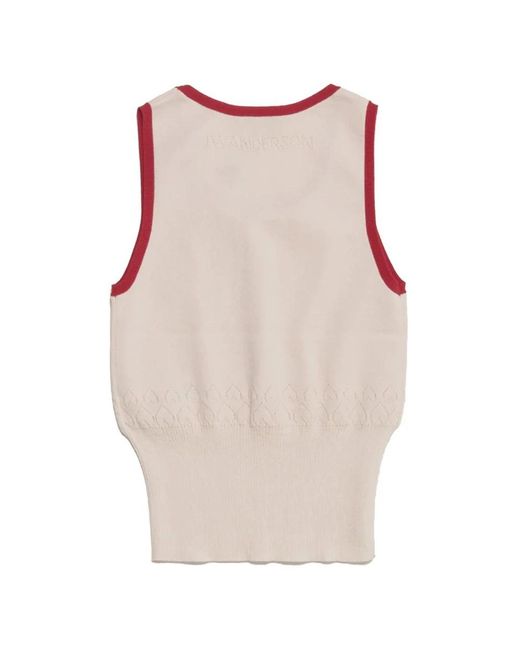 J.W. Anderson Pink Sleeveless Tops