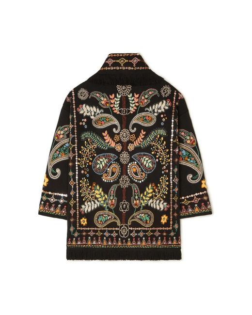 Alanui Black Schwarzer energy cardigan