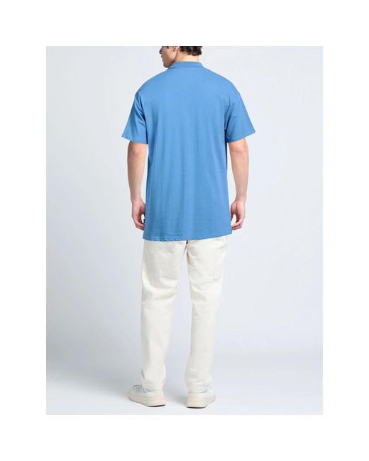 Aspesi Blue Polo Shirts for men